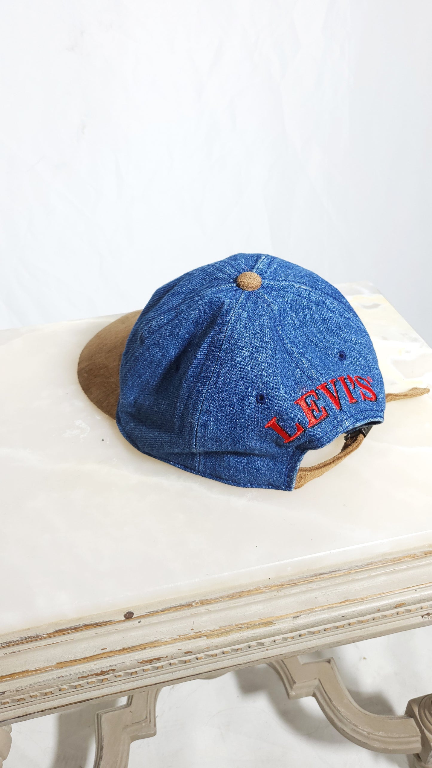 Vintage Levi’s Denim & Suede Cap