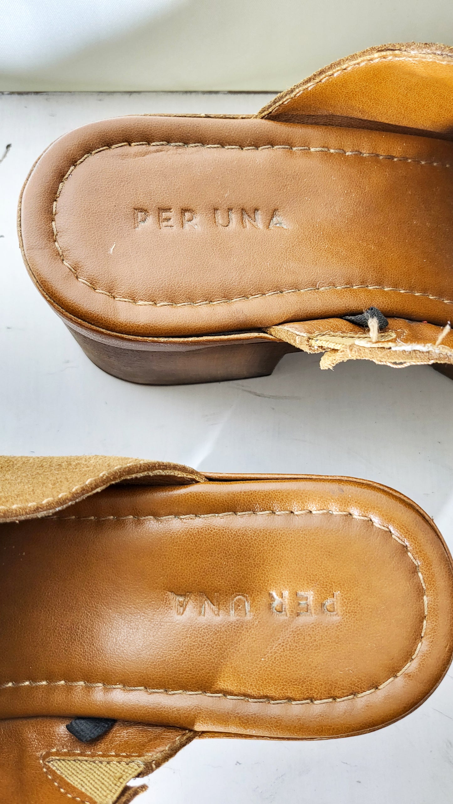 Y2K Suede Platform Clogs – Per Una