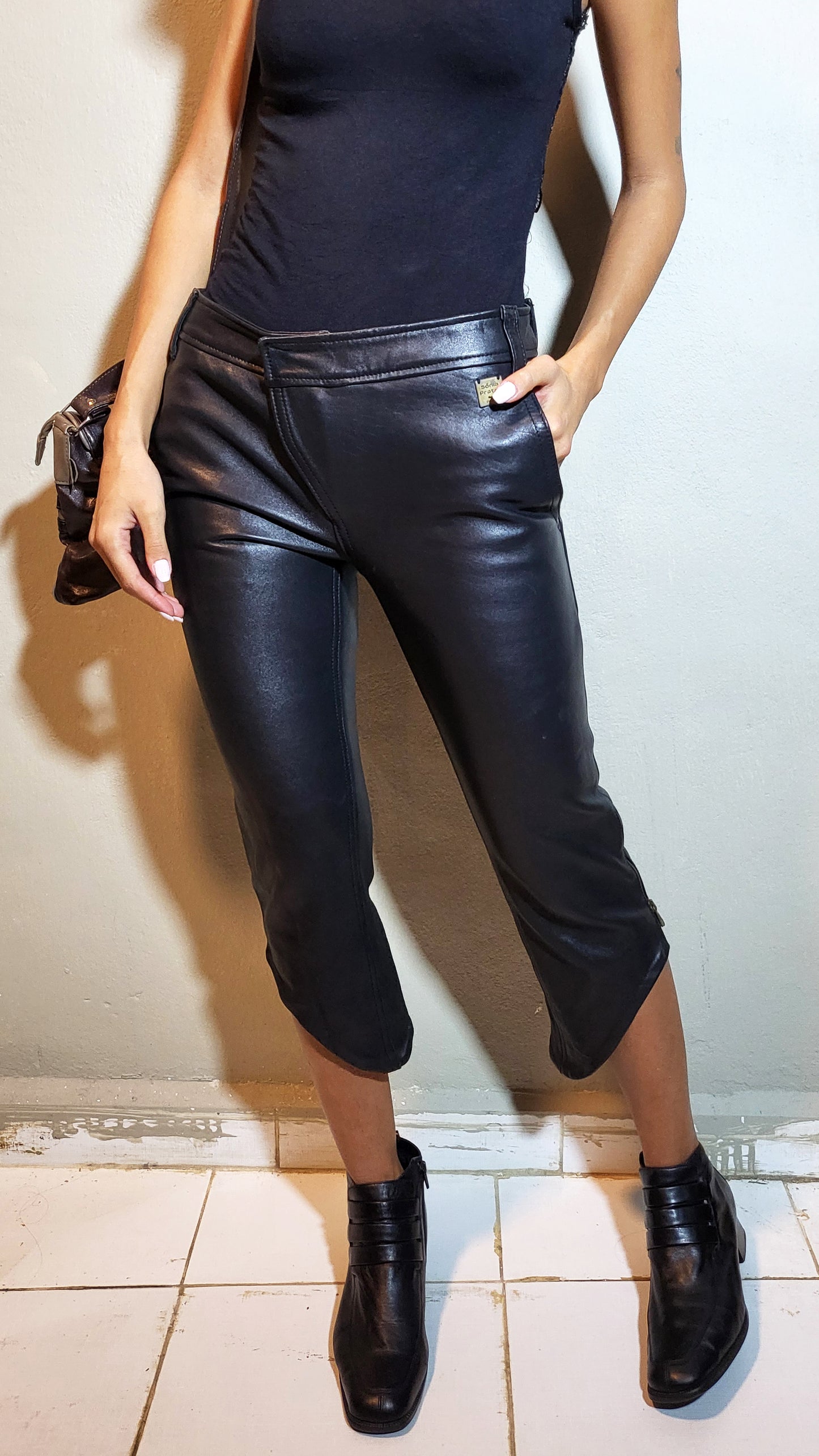 Sónia Pratas Porto Genuine Leather Pants — Early 2000s