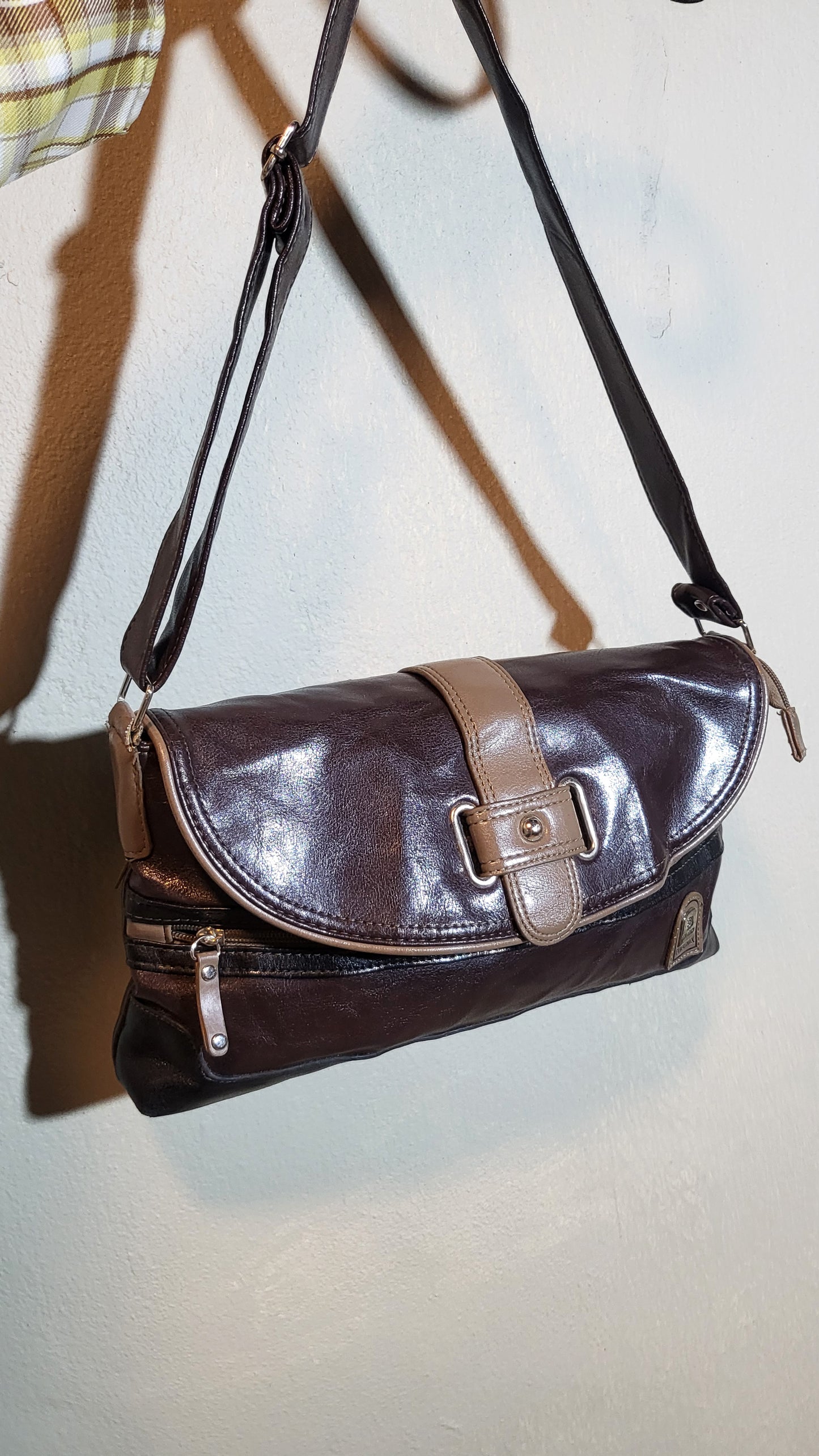 Phoenix Leather Handle Shoulder Bag