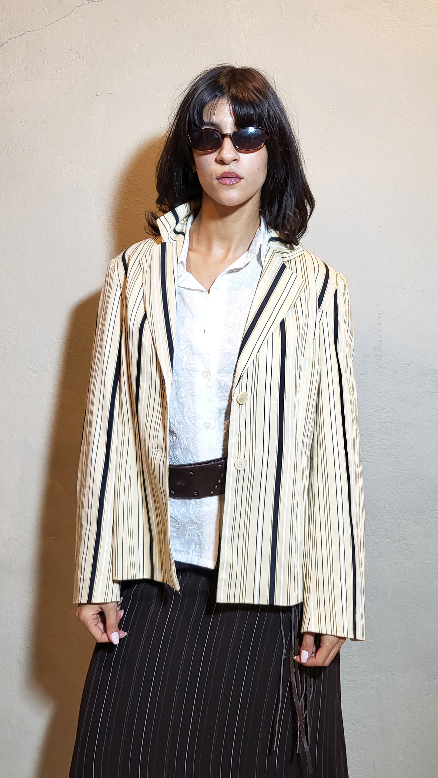 Striped Tailored Jacket