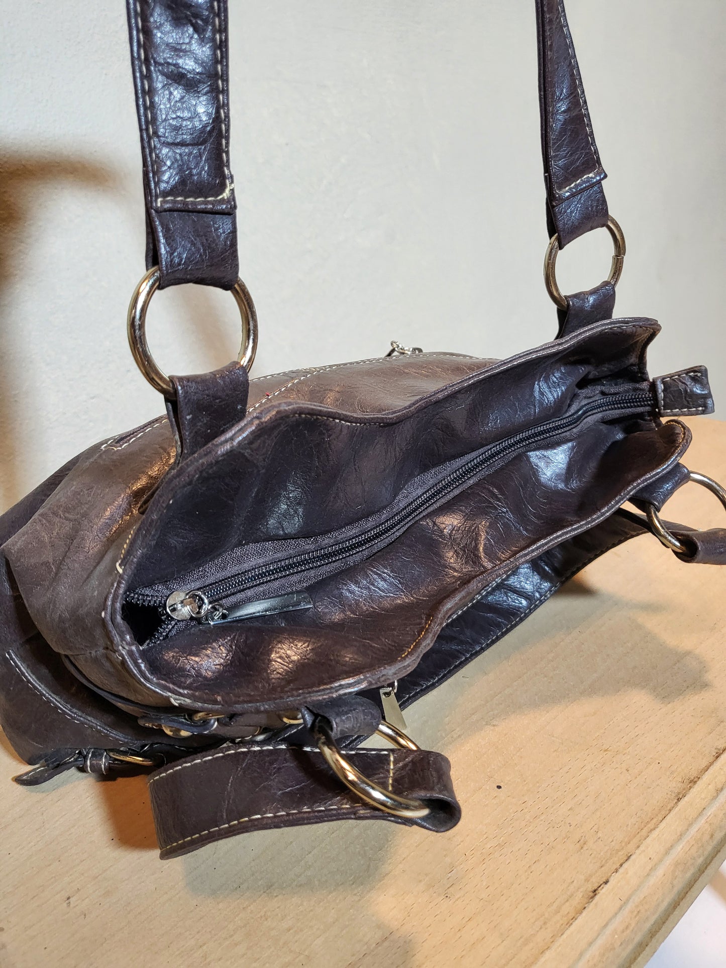 Y2K Buckled Shoulder Bag