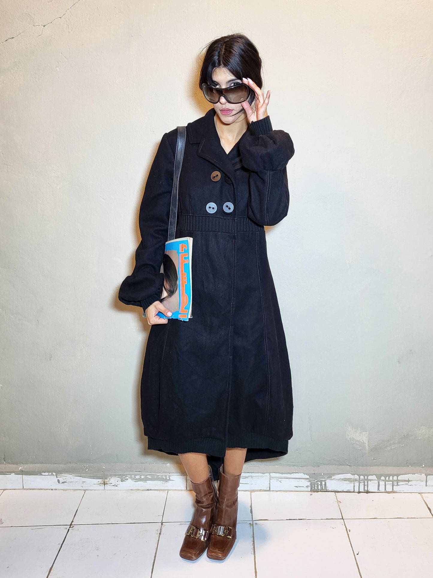 Noir Architect Coat — Cop.Copine