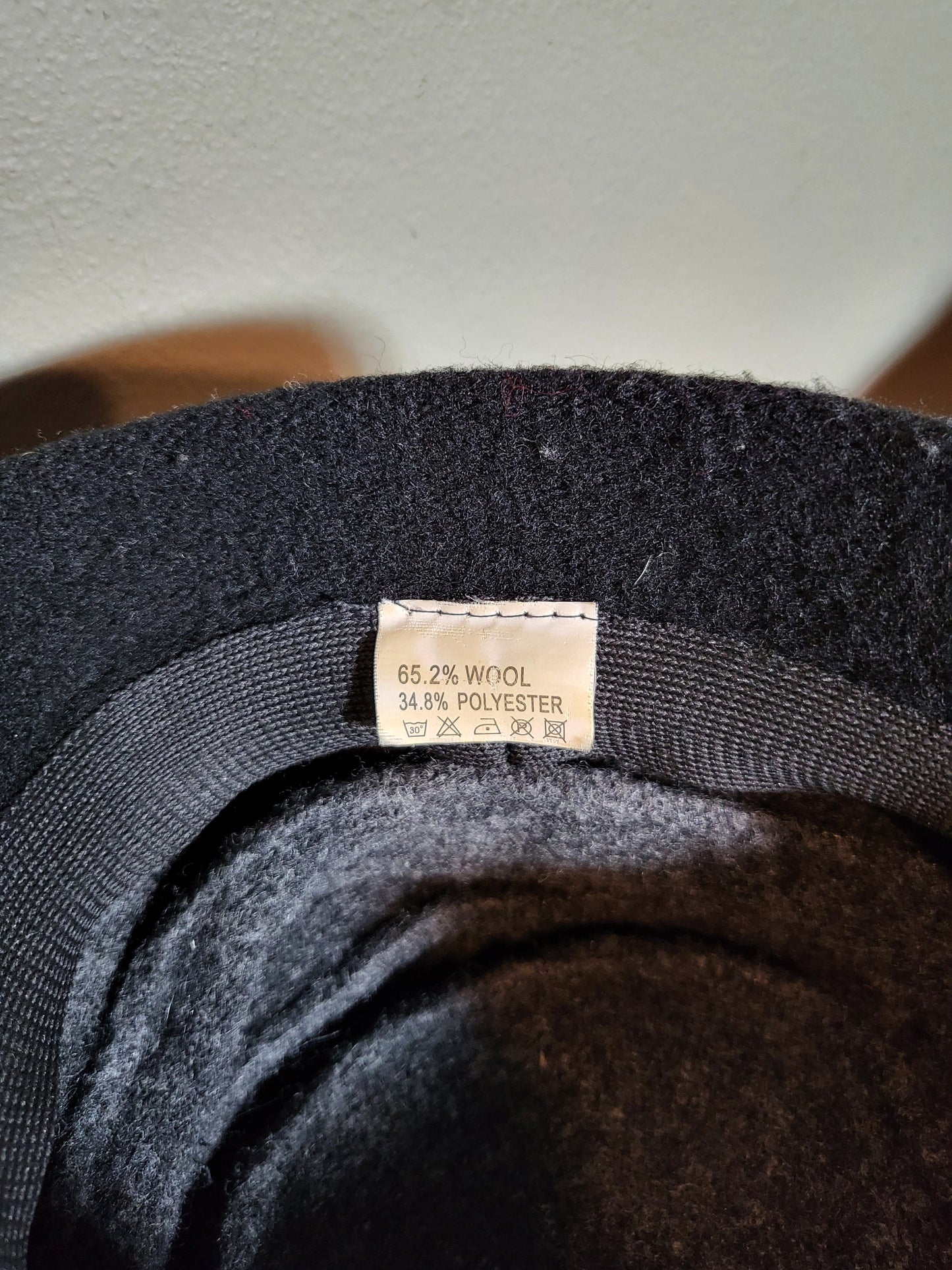 Grey & Black Wool Bucket Hat