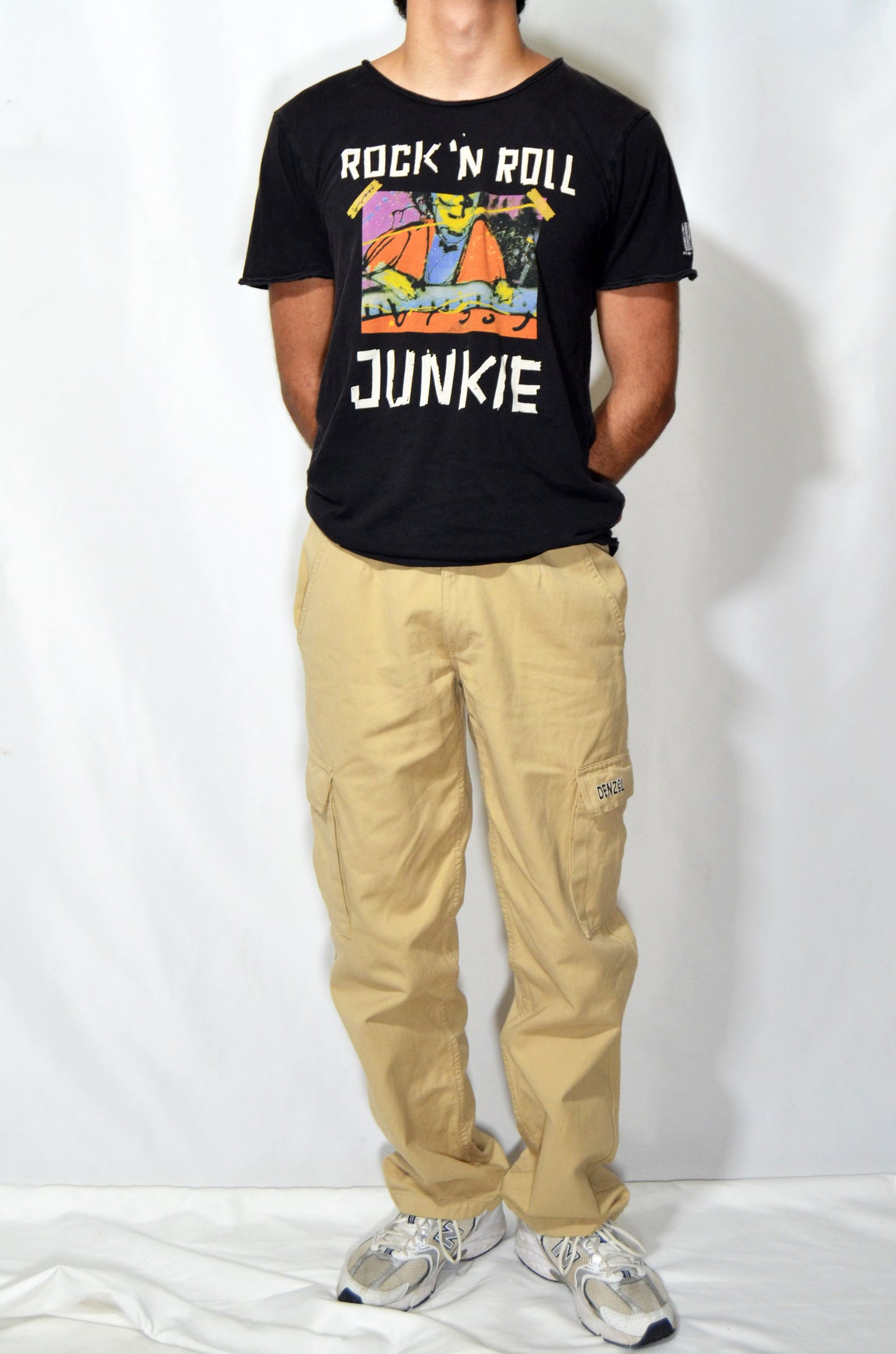 Beige Vintage Ufo Pants
