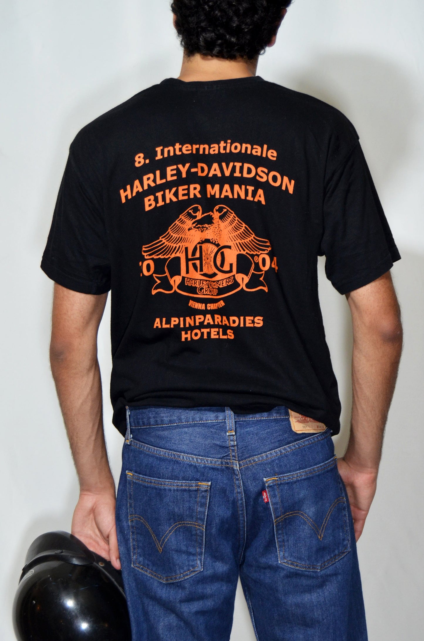 "Harley Davidson" Vintage Black T-shirt