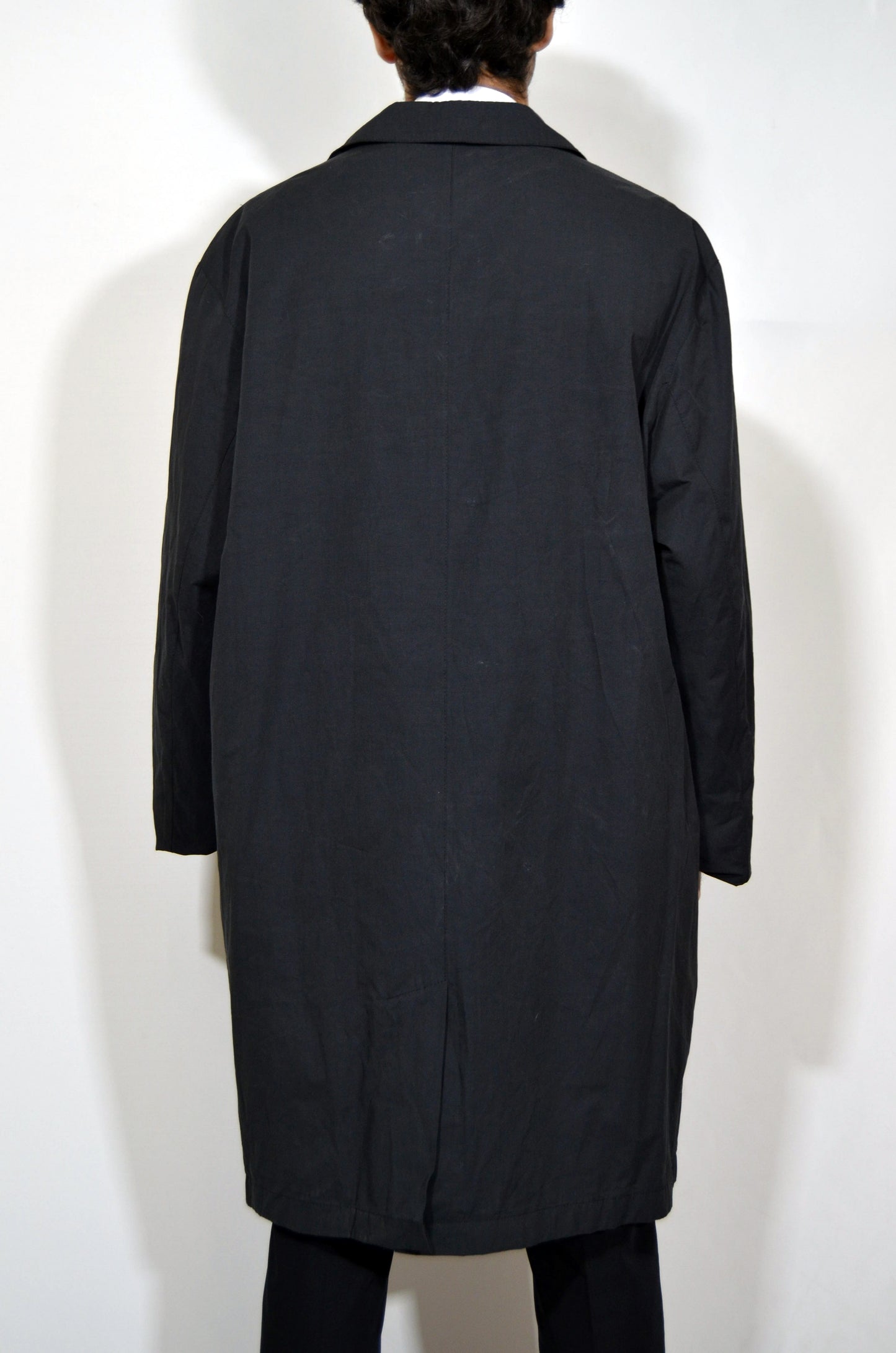 "Douglas" Black Classy Trench Coat