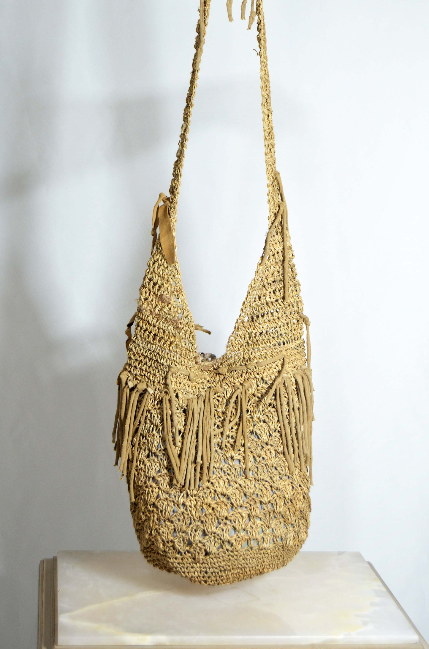 Vintage Woven Straw Bag