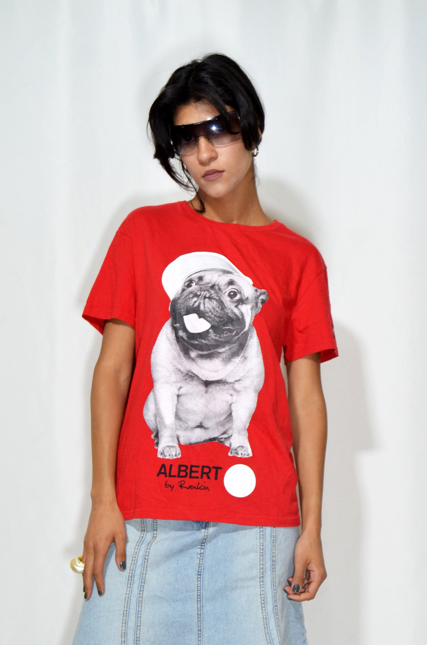 "Comic Relief" Red Vintage T-shirt