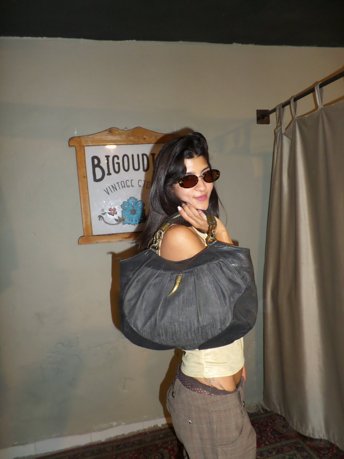 Oval Brown Sunglasses