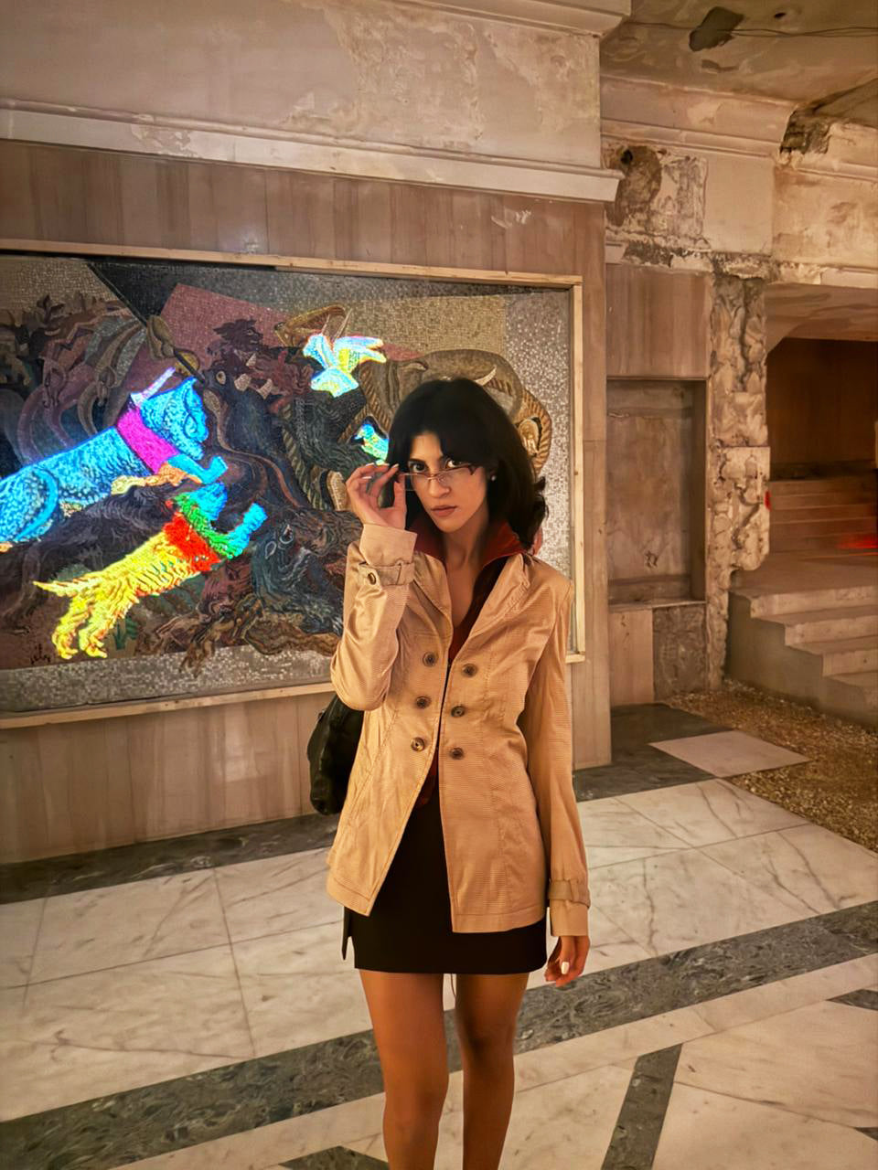 BASSET Corduroy Trench Jacket