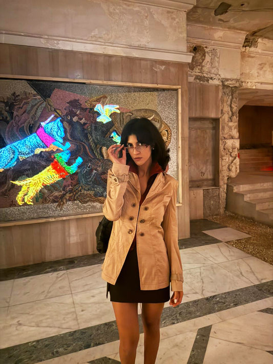 BASSET Corduroy Trench Jacket