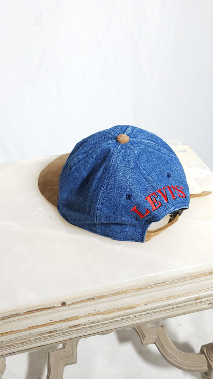 Vintage Levi’s Denim & Suede Cap