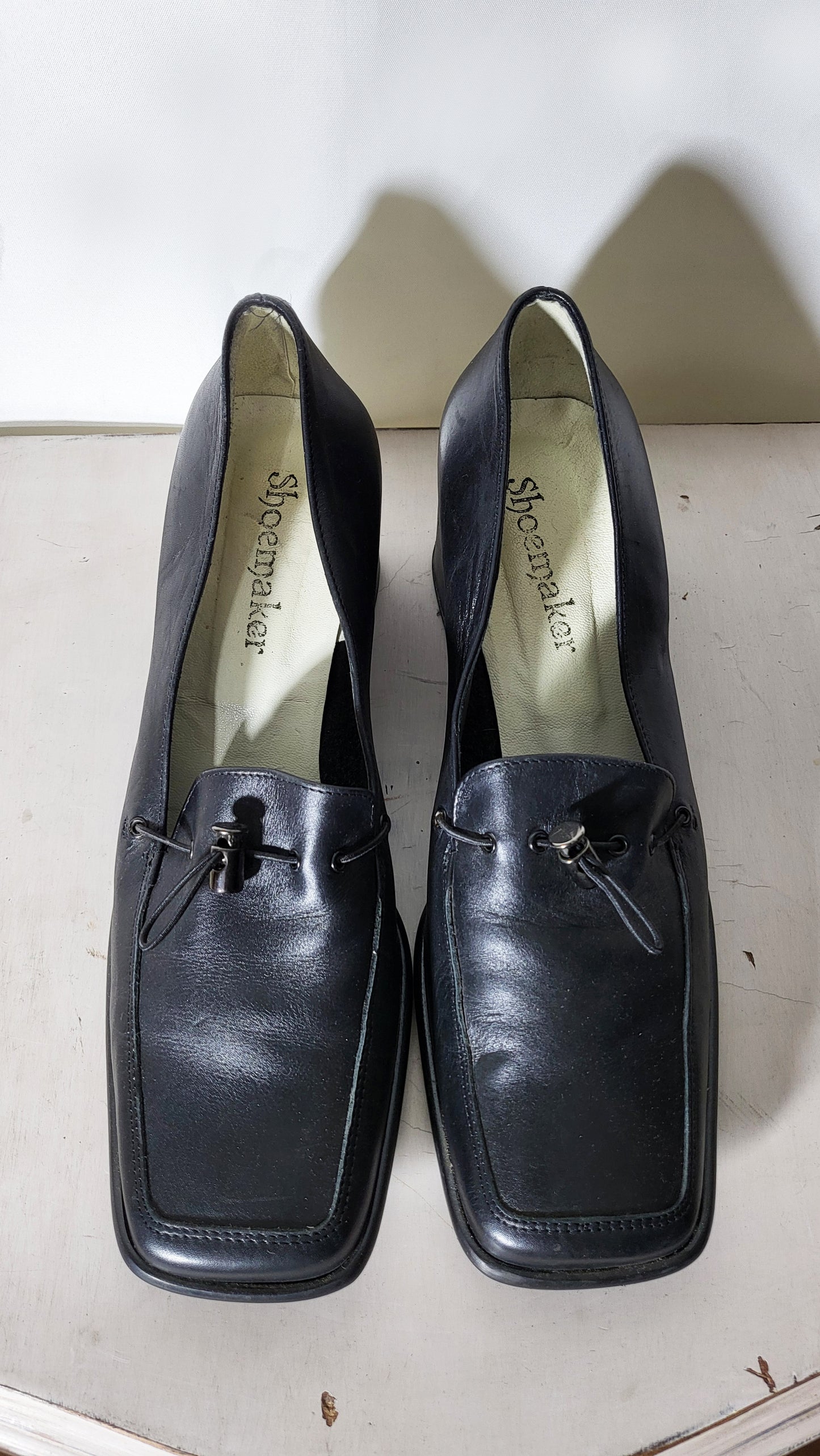 Vintage 90s Wedge Loafers