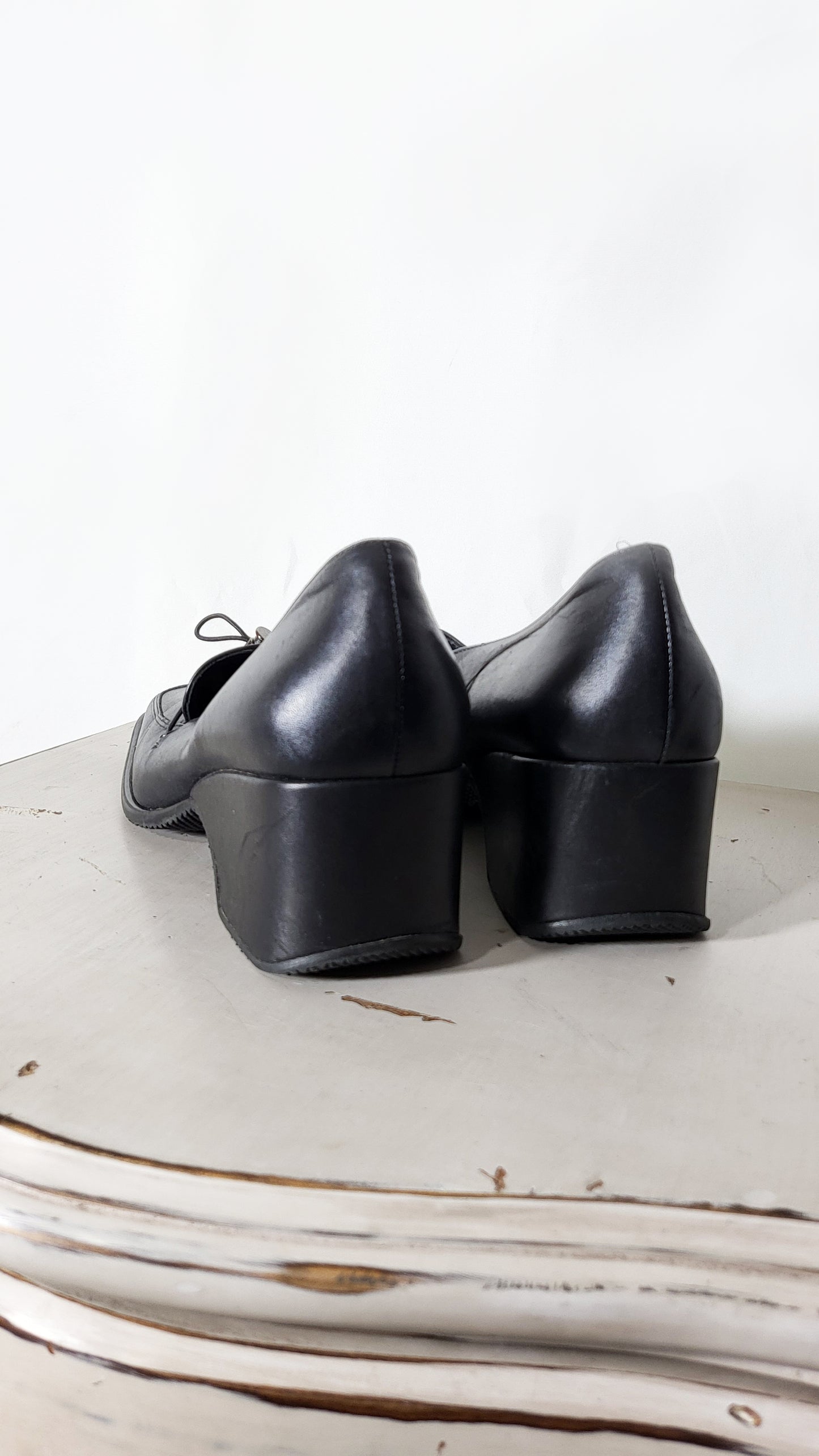 Vintage 90s Wedge Loafers