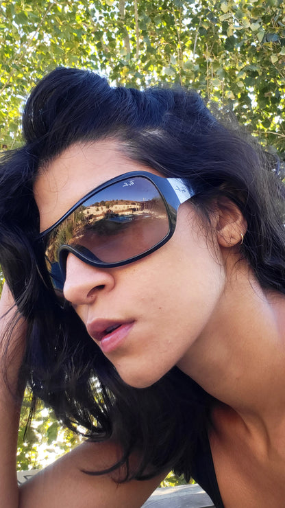 Vintage Ray-Ban RB4099 Wraparound Sunglasses