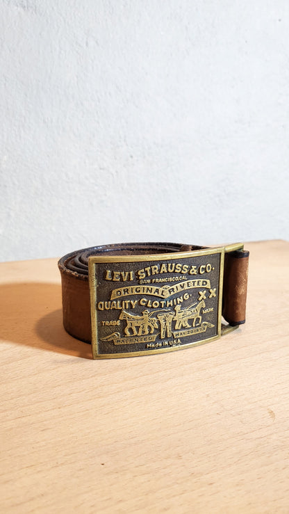 Vintage Levi’s USA Leather Belt