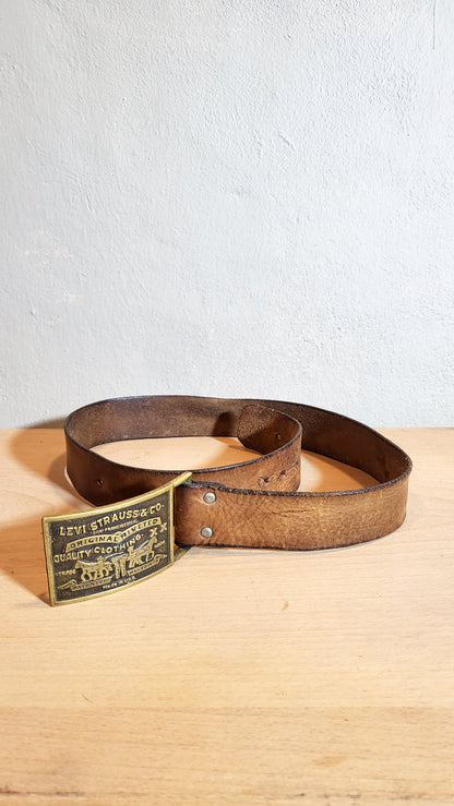 Vintage Levi’s USA Leather Belt