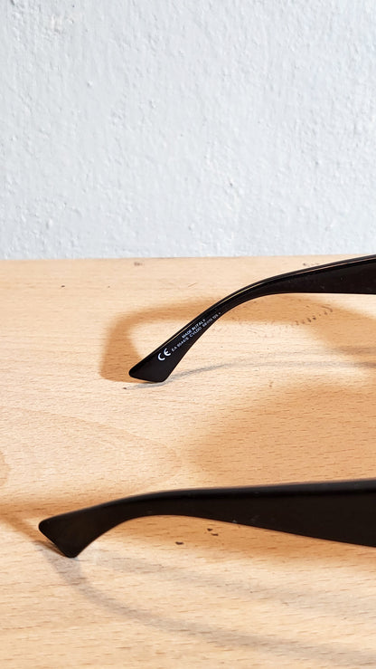 Vintage Emporio Armani Rhinestone Shield Sunglasses