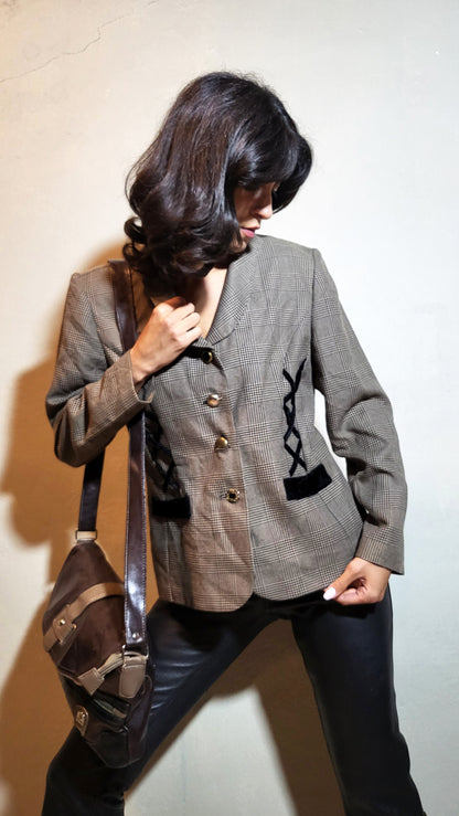 Danny & Nicole New York Checked Blazer