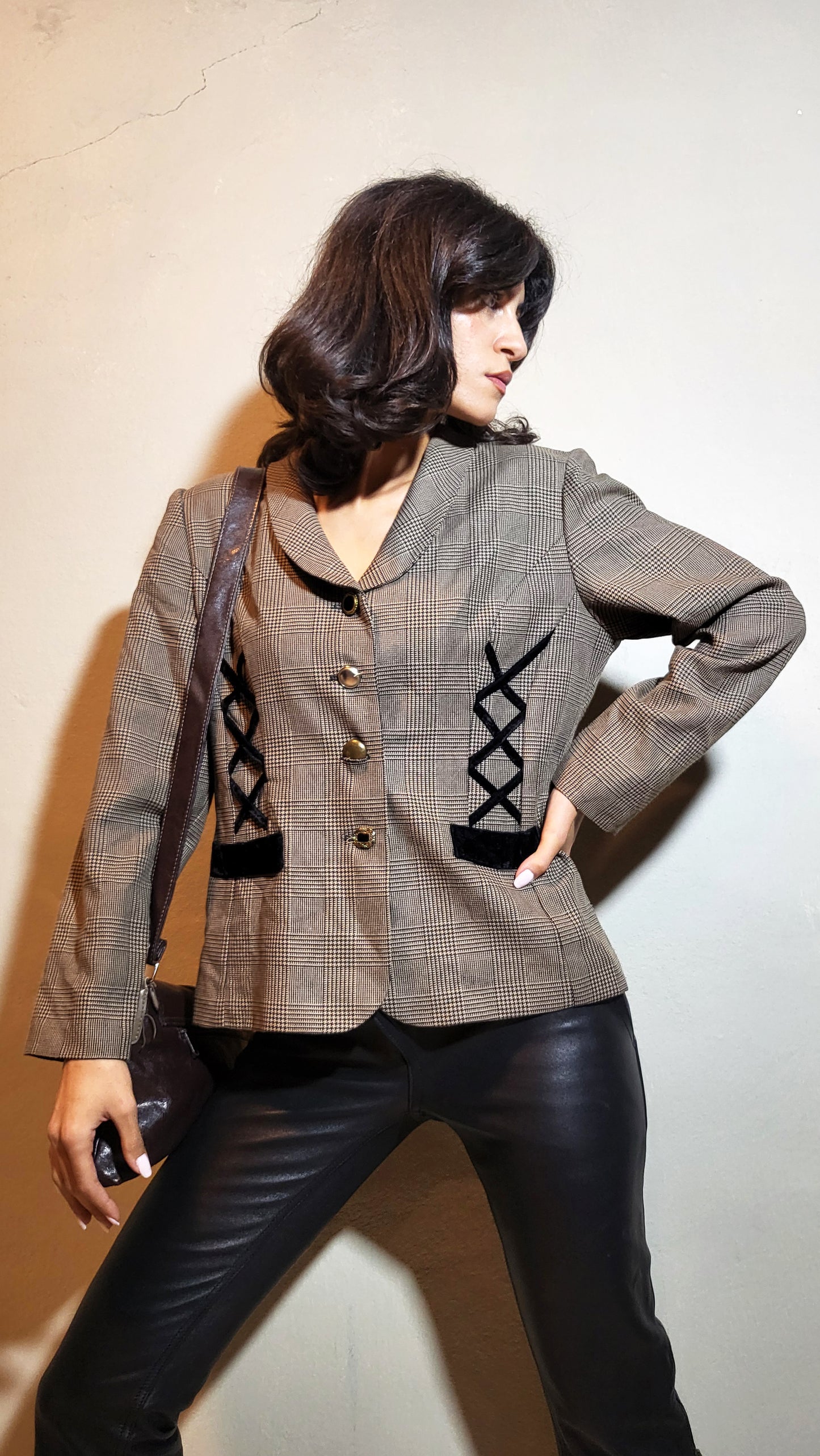 Danny & Nicole New York Checked Blazer