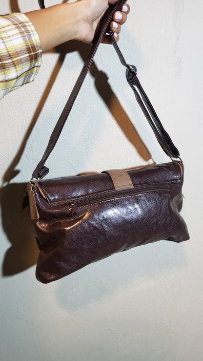Phoenix Leather Handle Shoulder Bag