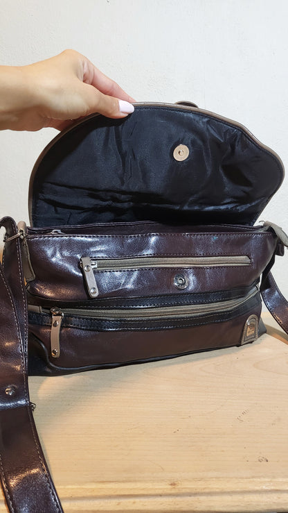 Phoenix Leather Handle Shoulder Bag