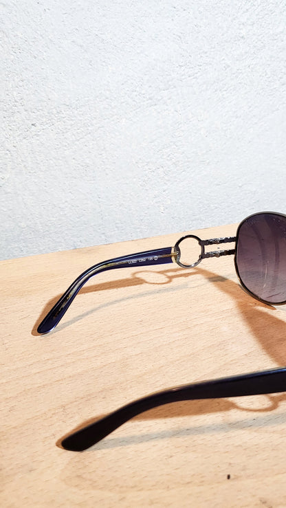 Lancetti Chain-Link Sunglasses — Made in Italy