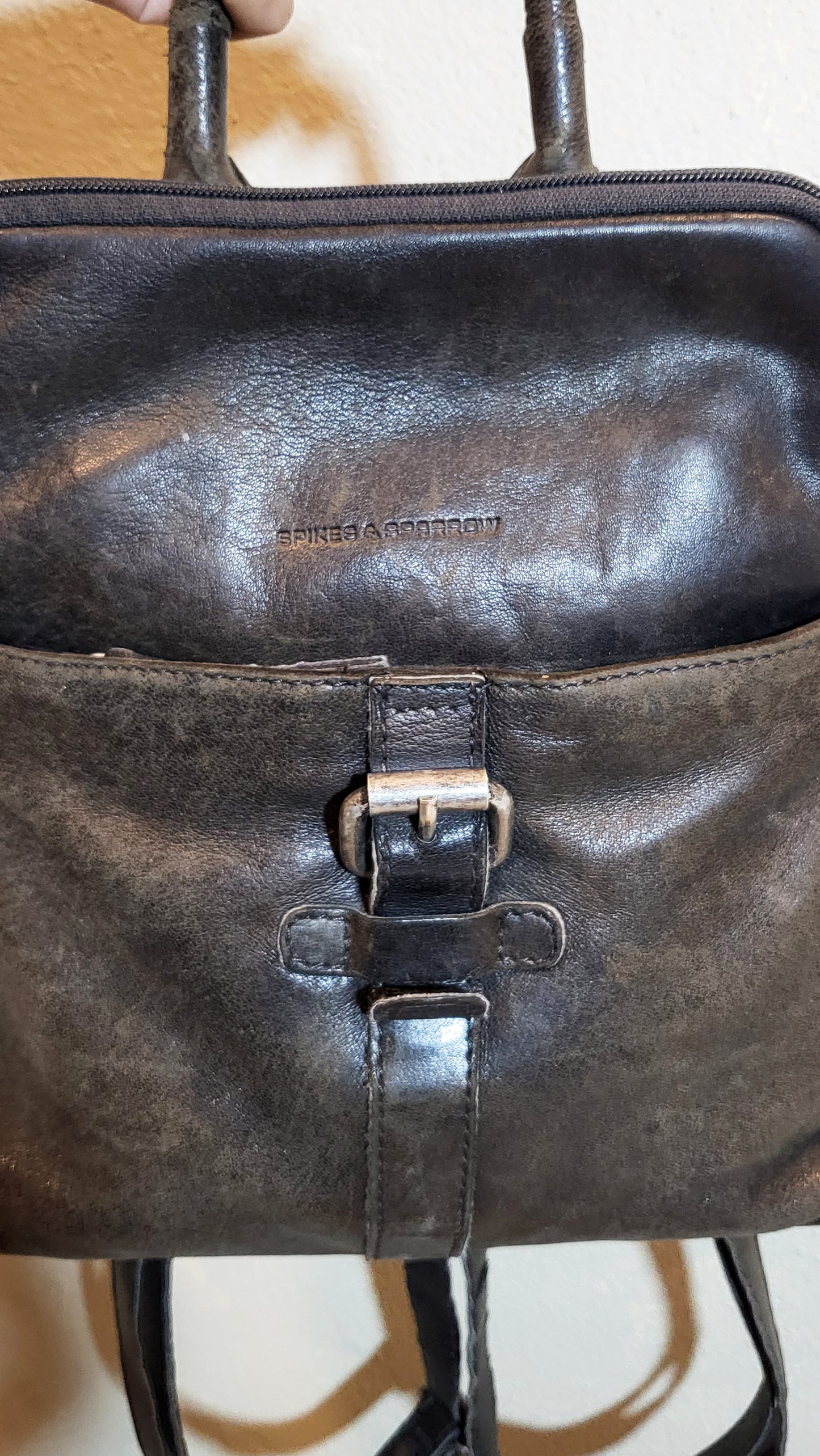 Spikes & Sparrow Genuine Leather Mini Backpack