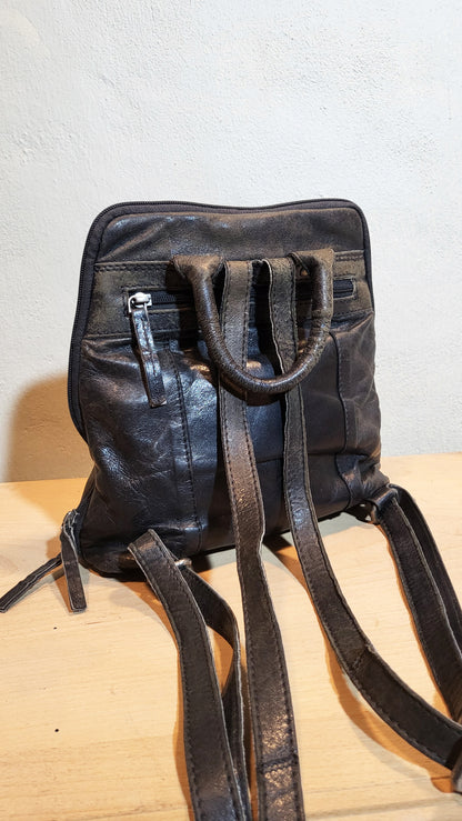 Spikes & Sparrow Genuine Leather Mini Backpack