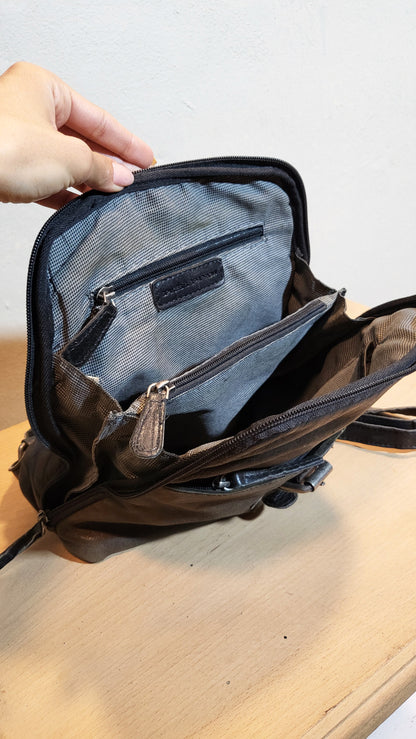 Spikes & Sparrow Genuine Leather Mini Backpack