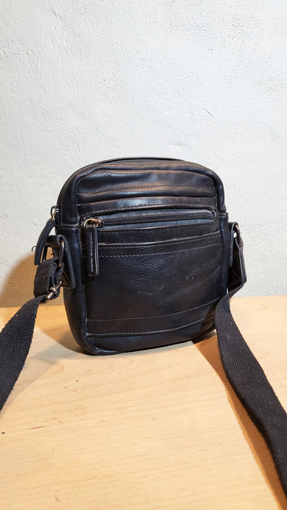 Paco Martínez Genuine Leather Crossbody Bag