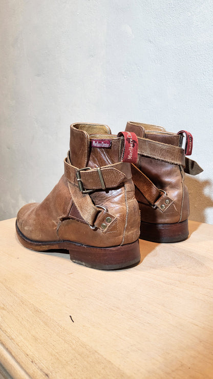 Marlboro Classics Genuine Leather Ankle Boots