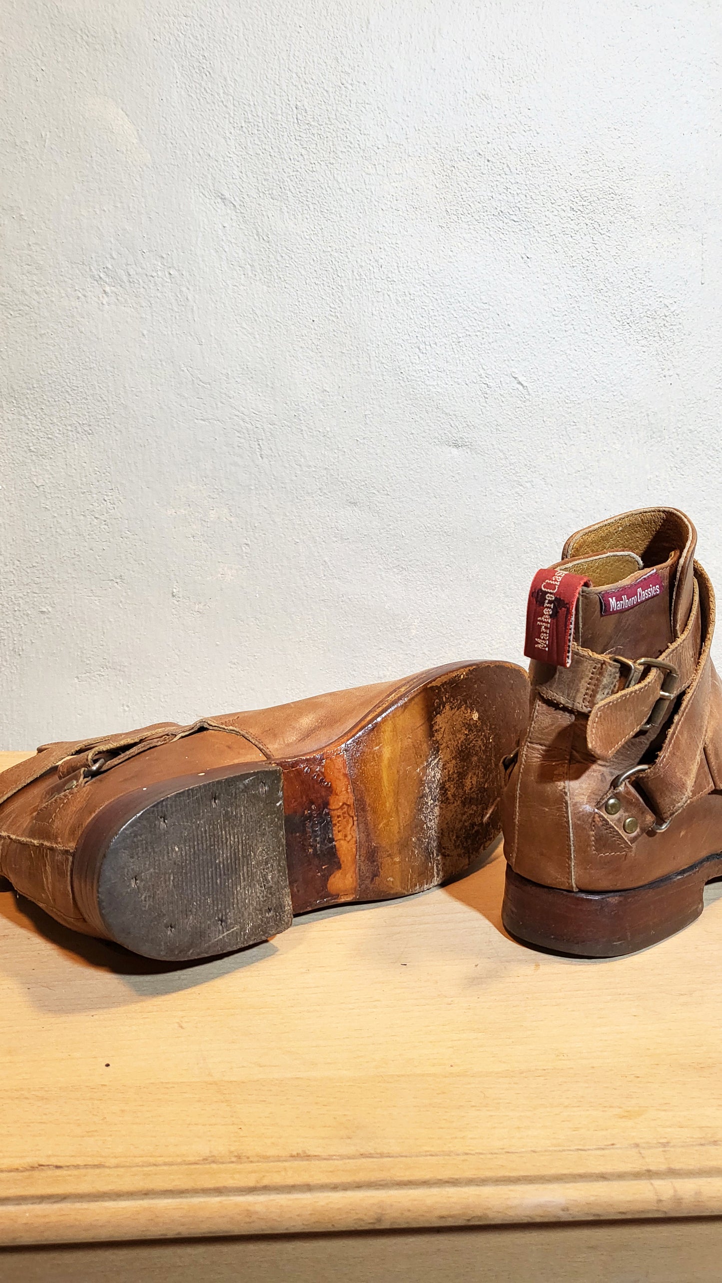 Marlboro Classics Genuine Leather Ankle Boots