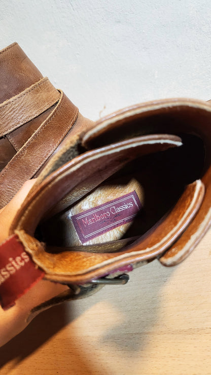 Marlboro Classics Genuine Leather Ankle Boots