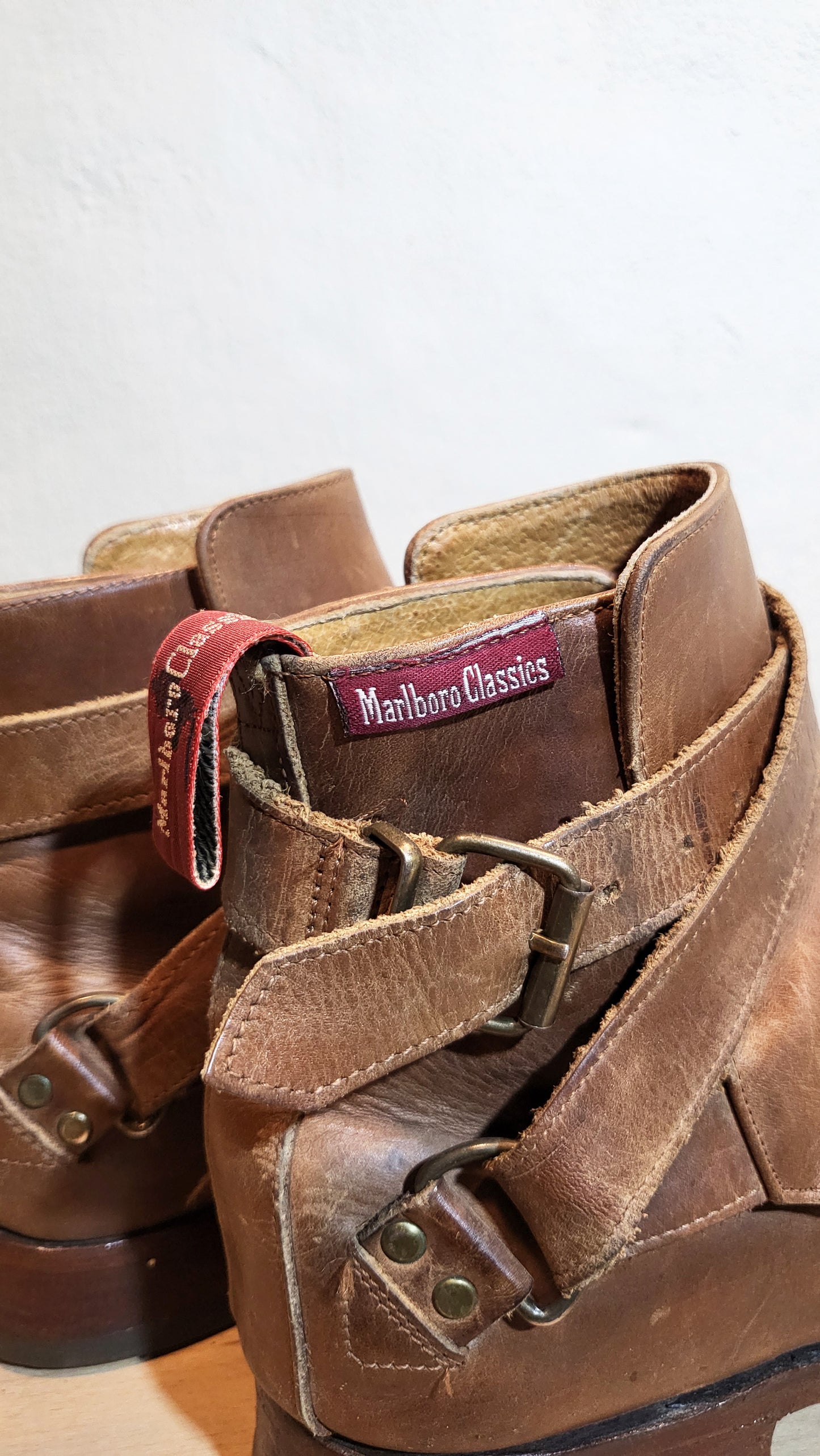 Marlboro Classics Genuine Leather Ankle Boots