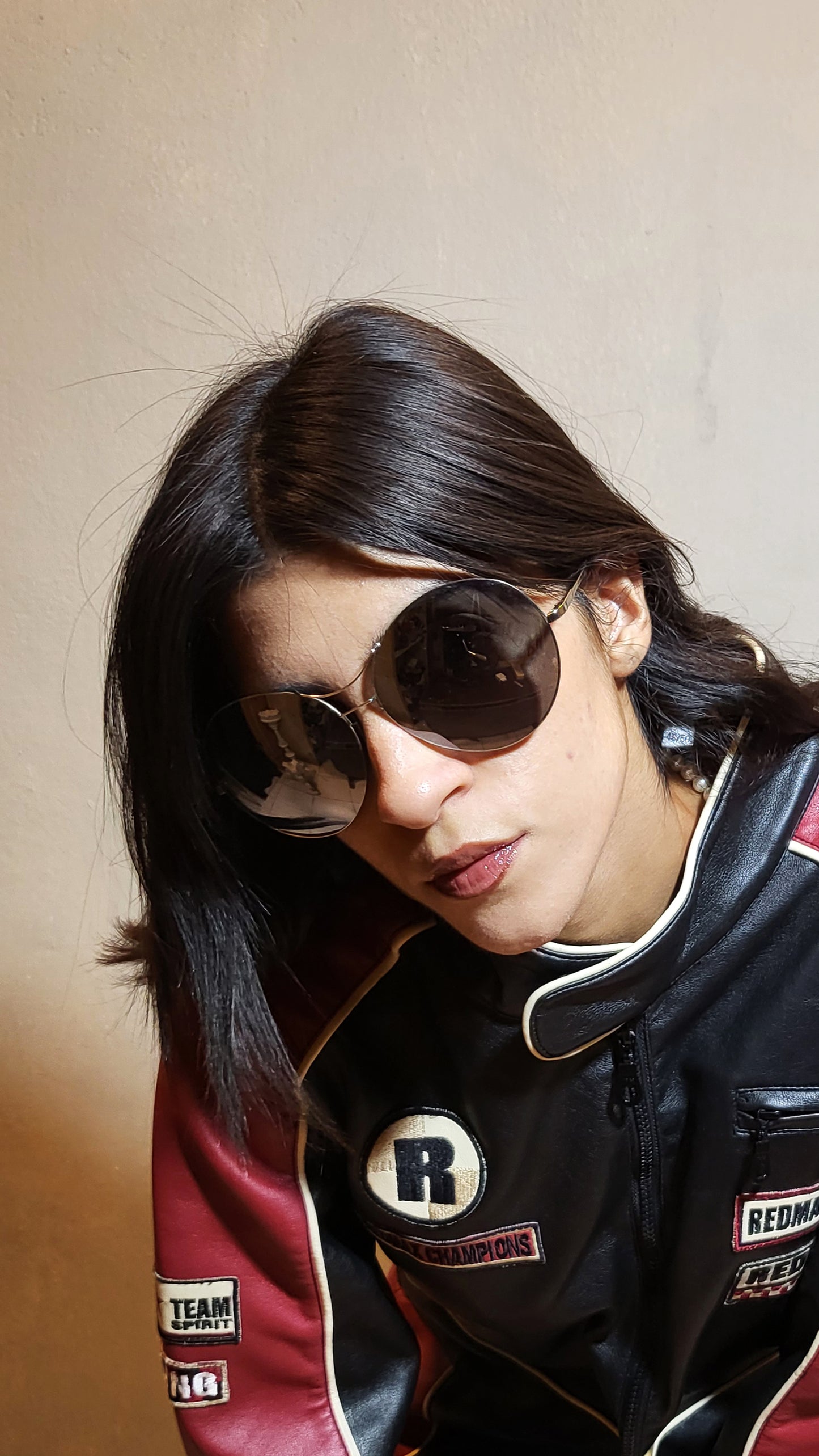 Victoria Beckham “VB0099 C02” Oversized Round Sunglasses – Made in Italy