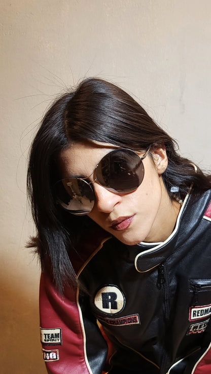 Victoria Beckham “VB0099 C02” Oversized Round Sunglasses – Made in Italy