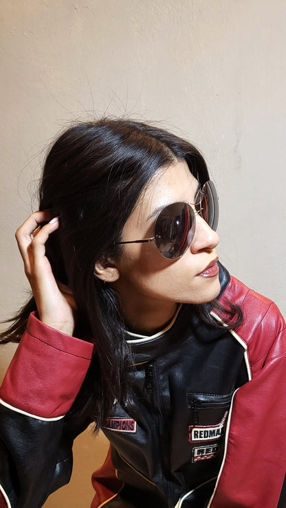 Victoria Beckham “VB0099 C02” Oversized Round Sunglasses – Made in Italy