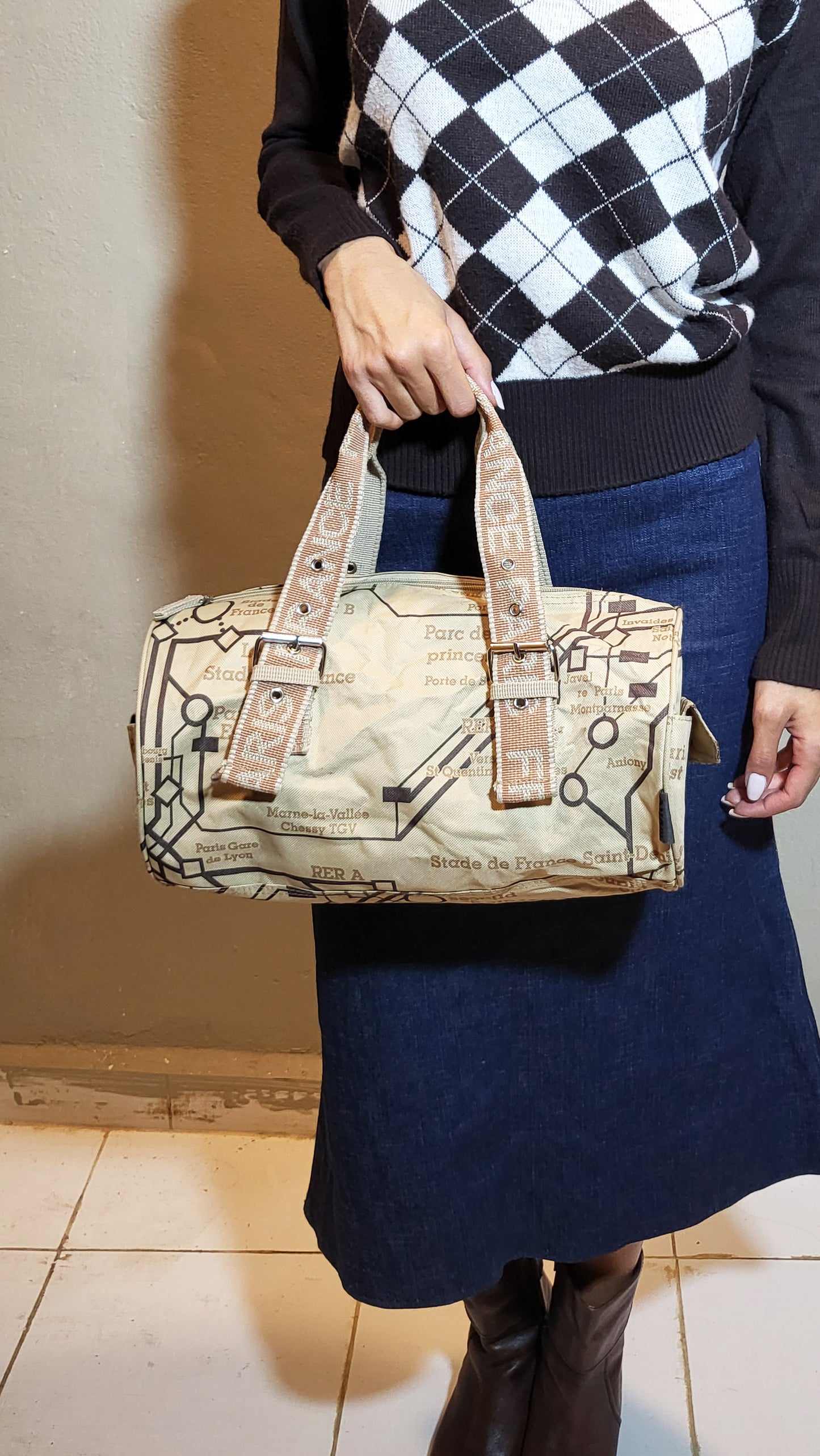 Paris Métro Mini Duffel Bag