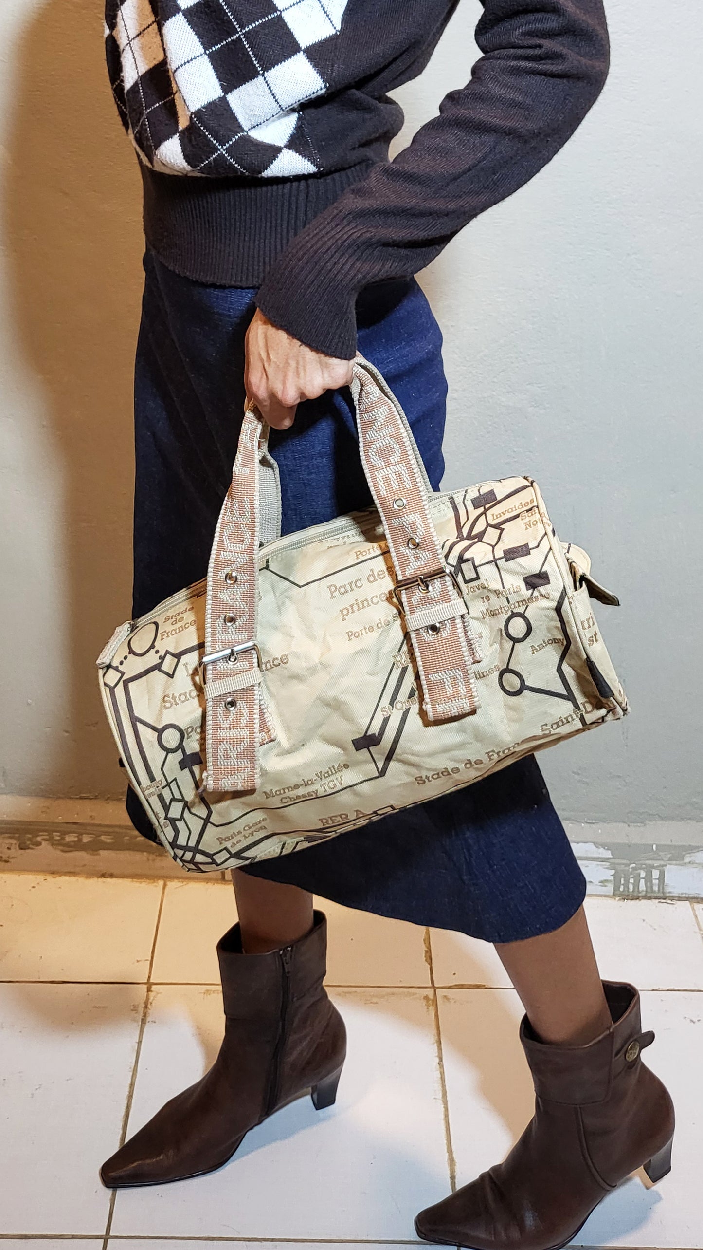 Paris Métro Mini Duffel Bag