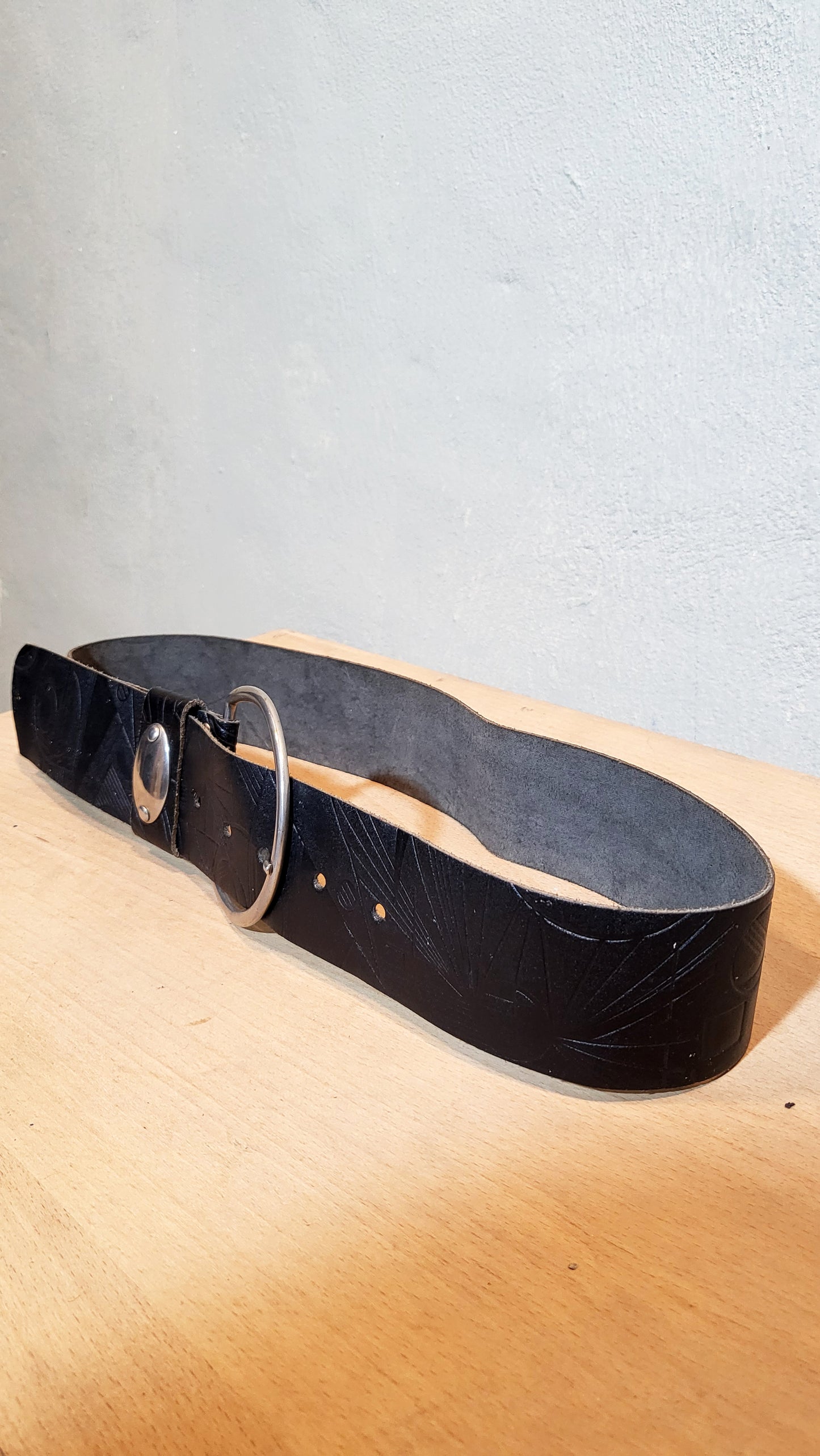 Black Statement Buckle Belt