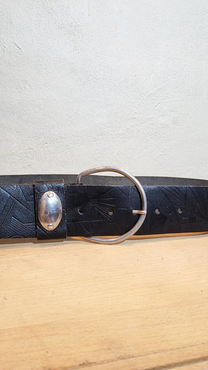Black Statement Buckle Belt