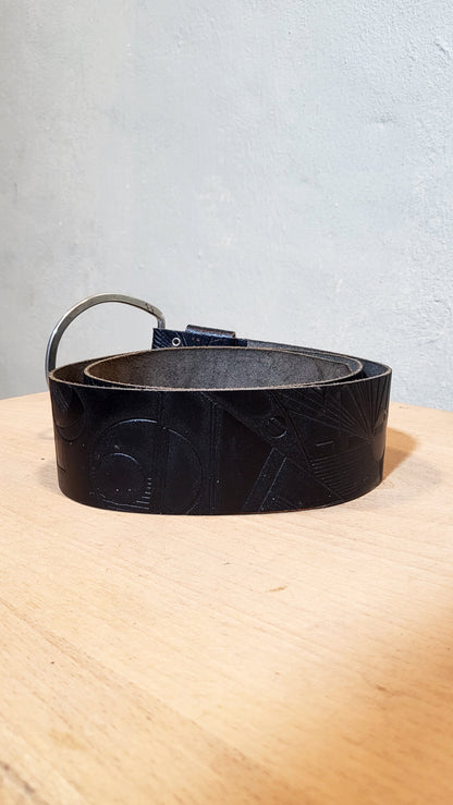 Black Statement Buckle Belt