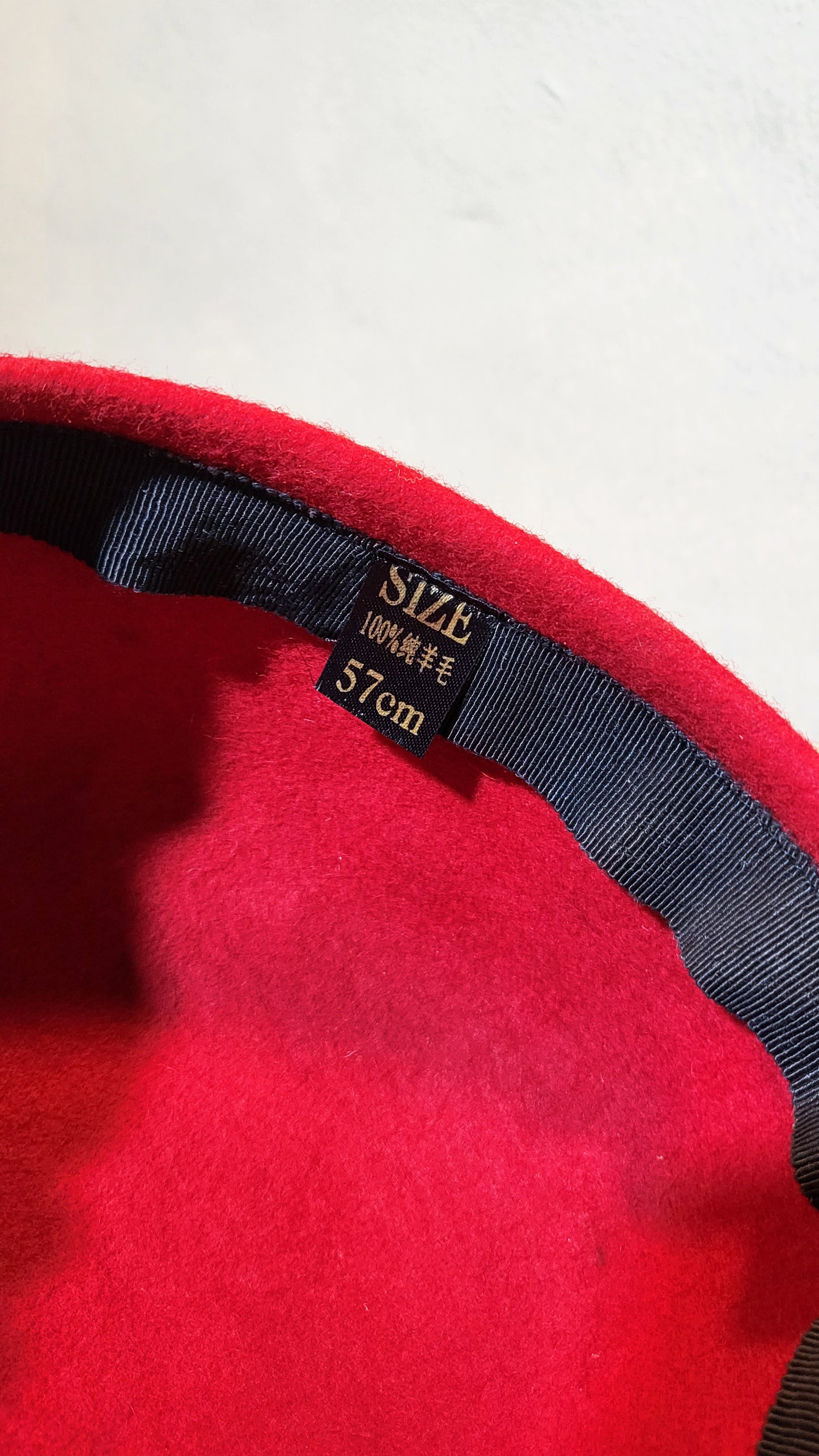 Ruby Wool Parisian Beret