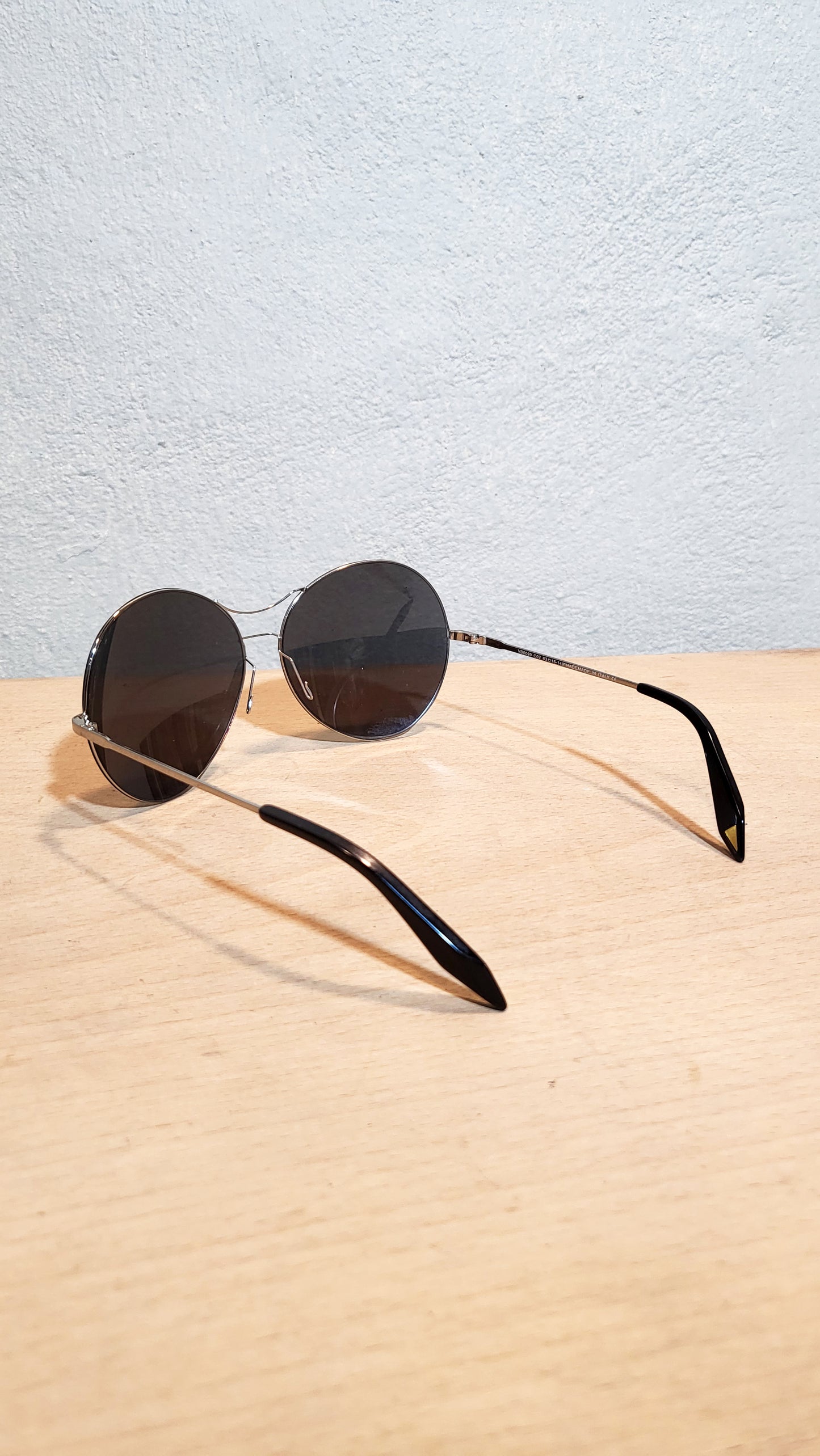 Victoria Beckham “VB0099 C02” Oversized Round Sunglasses – Made in Italy