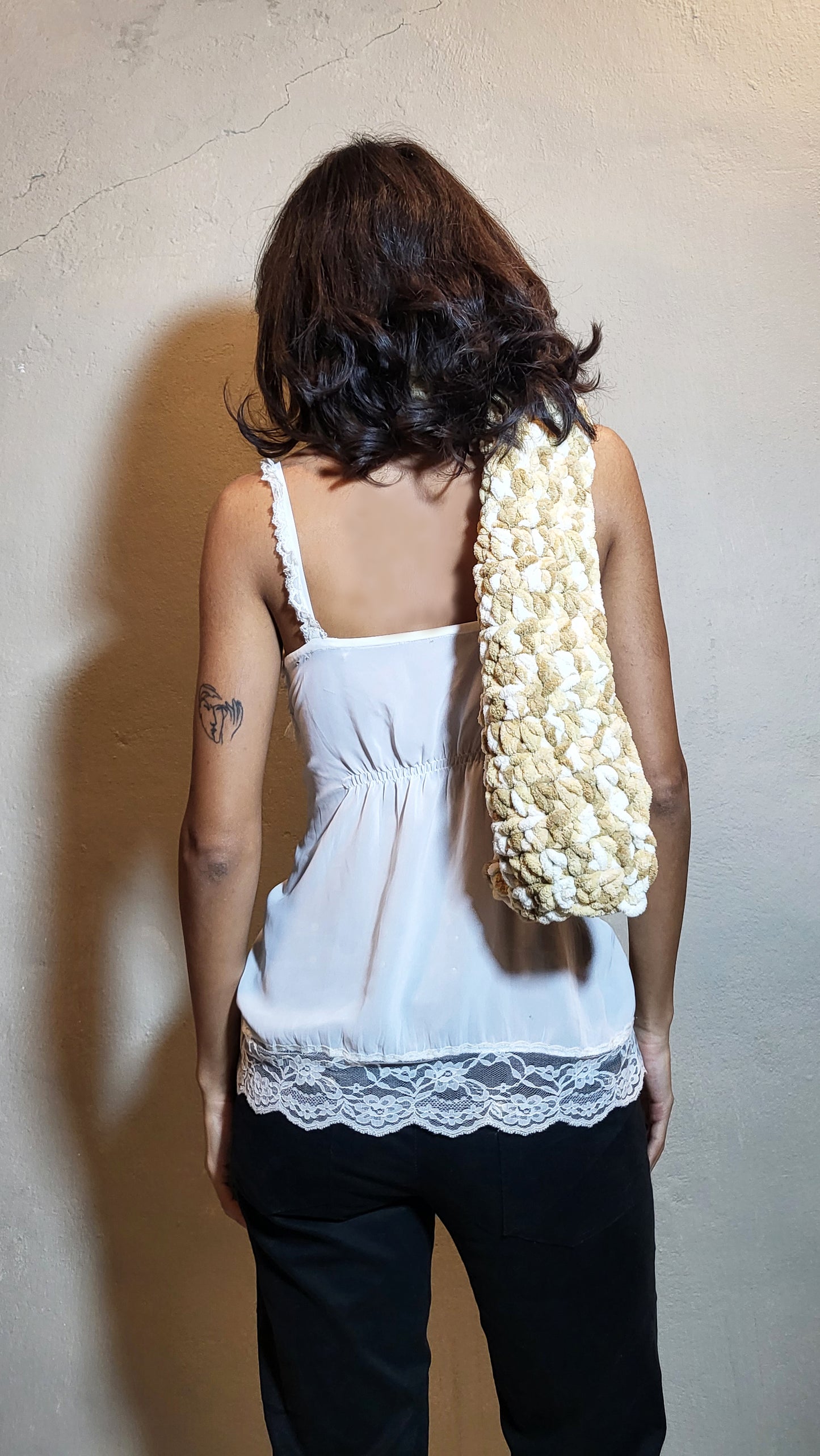 Vintage Sheer Lace Babydoll Top