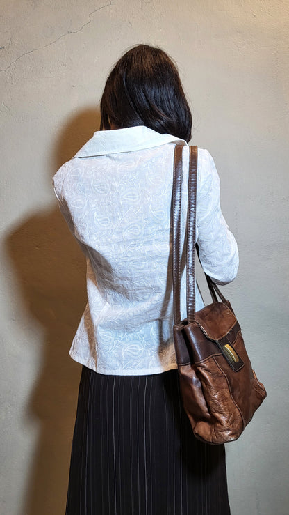 Vintage Genuine Leather Shoulder Bag