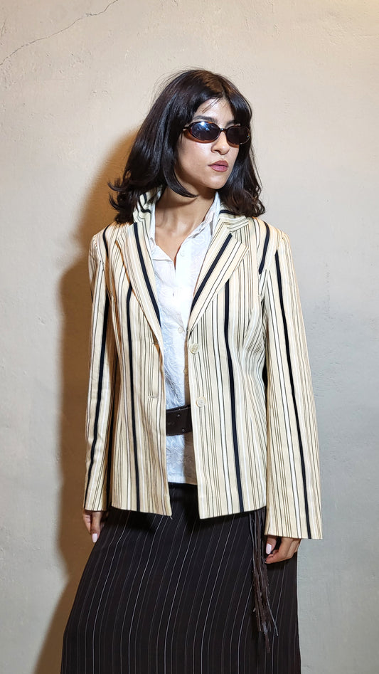 Striped Tailored Jacket