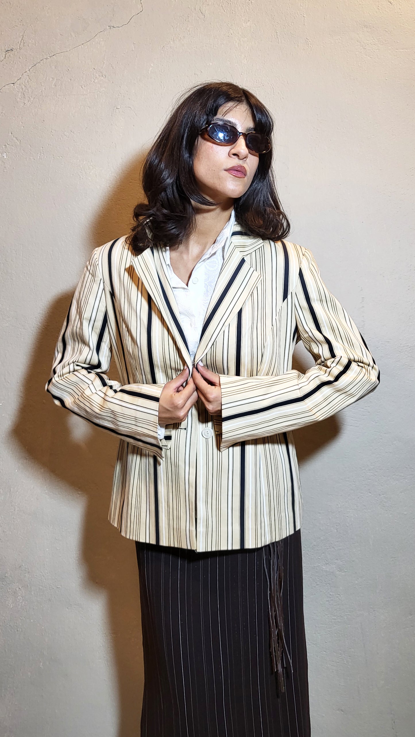 Striped Tailored Jacket